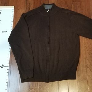 Men's Oscar de la Renta L Zip Cardigan